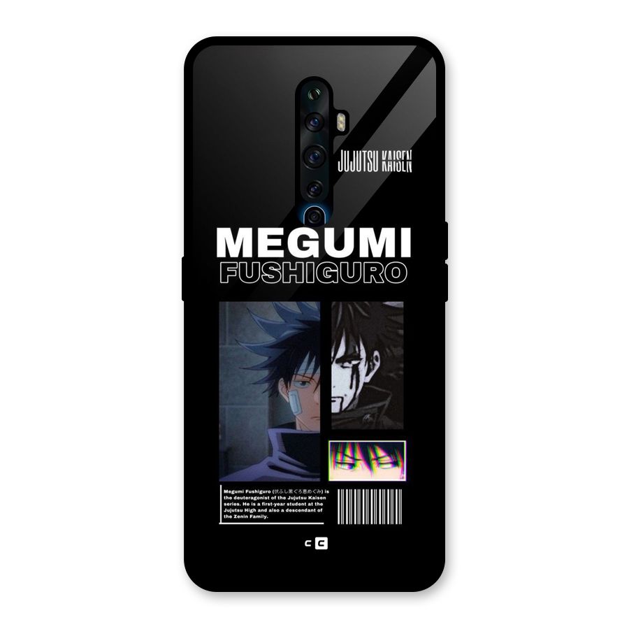 Megumi Fushiguro Glass Back Case for Oppo Reno2 Z