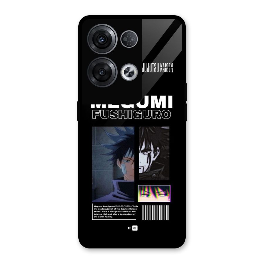 Megumi Fushiguro Glass Back Case for Oppo Reno8 Pro 5G