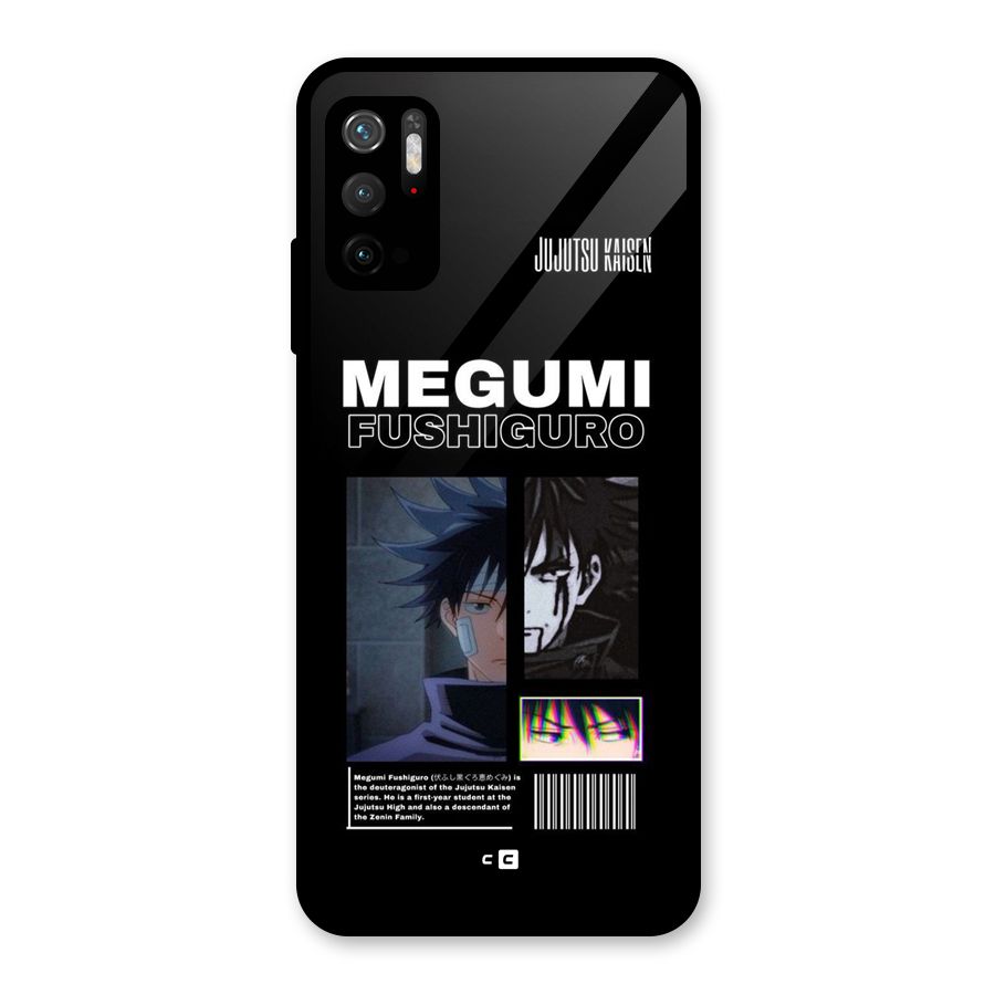 Megumi Fushiguro Glass Back Case for Poco M3 Pro 5G