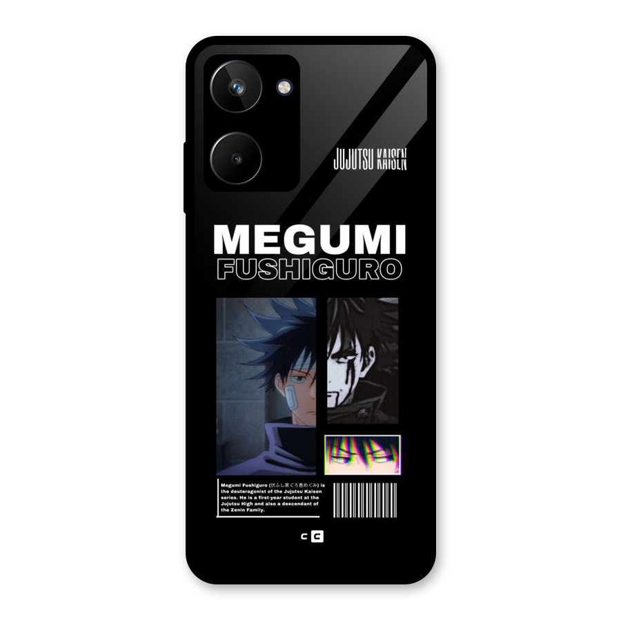 Megumi Fushiguro Glass Back Case for Realme 10