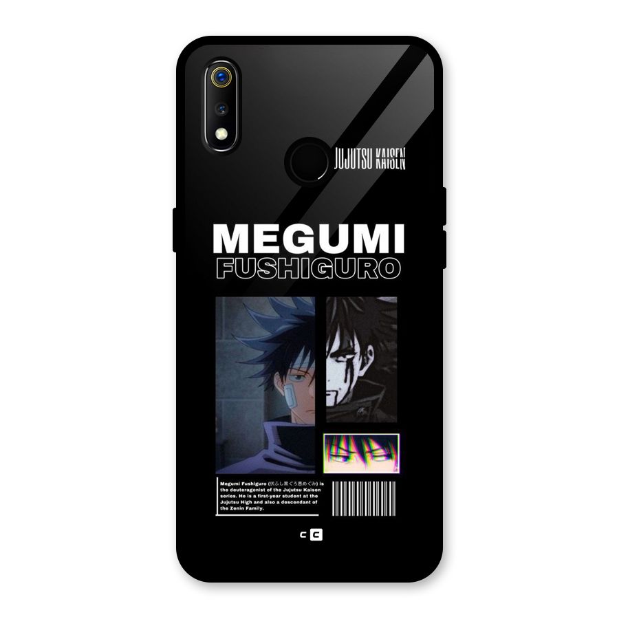 Megumi Fushiguro Glass Back Case for Realme 3i