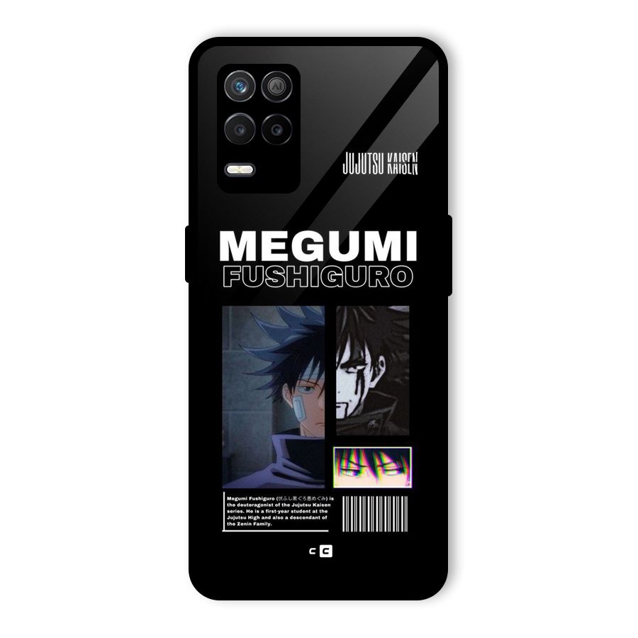 Megumi Fushiguro Glass Back Case for Realme 8s 5G