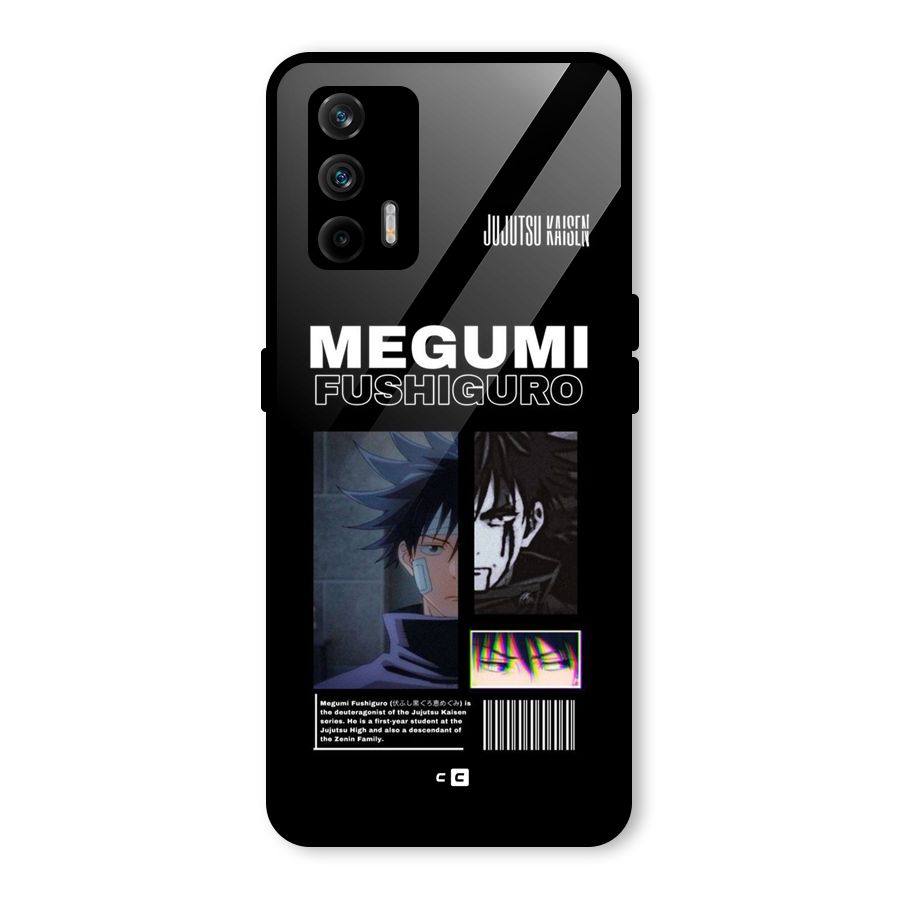 Megumi Fushiguro Glass Back Case for Realme X7 Max
