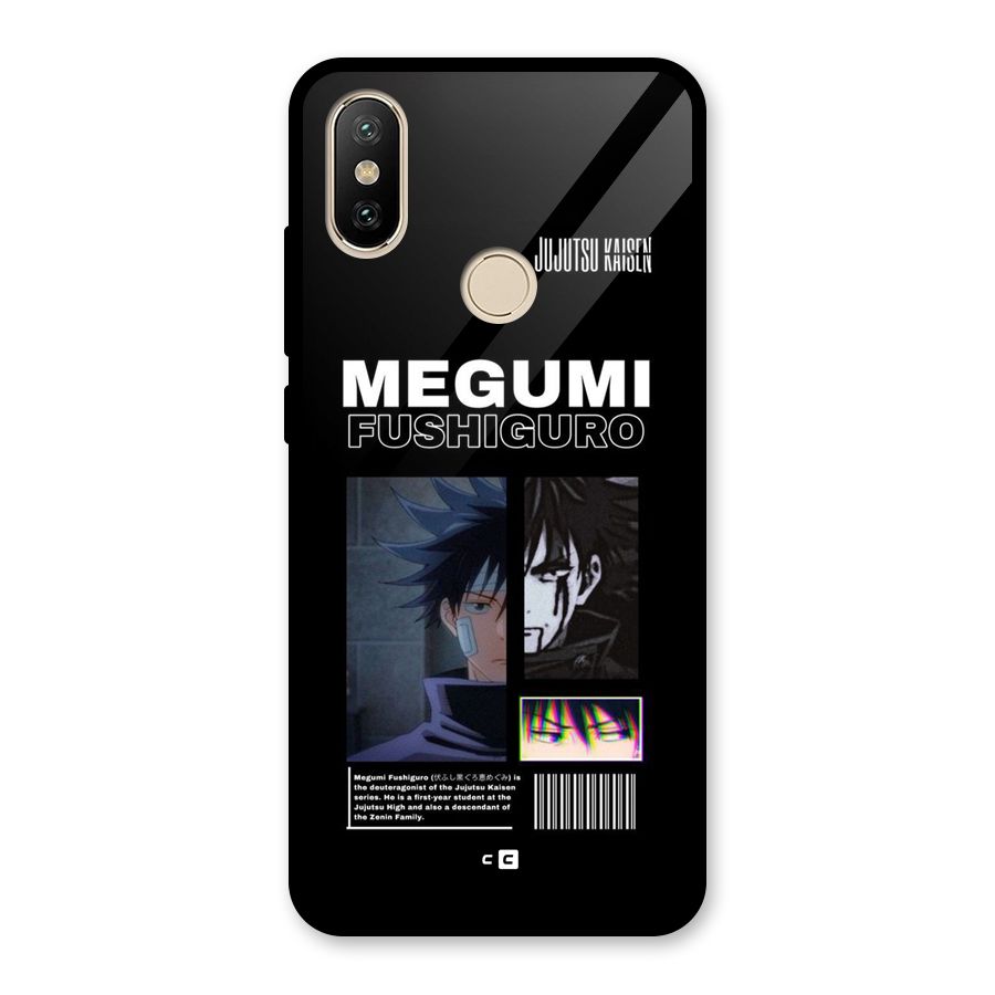 Megumi Fushiguro Glass Back Case for Redmi A2