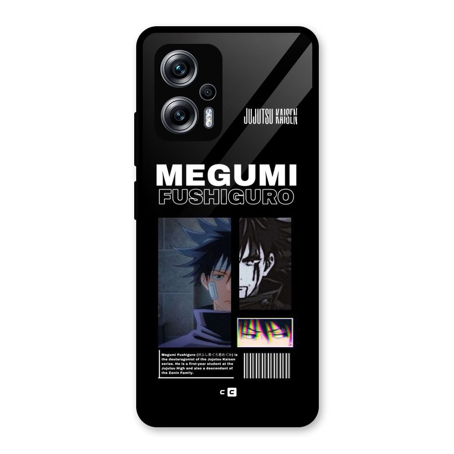 Megumi Fushiguro Glass Back Case for Redmi K50i