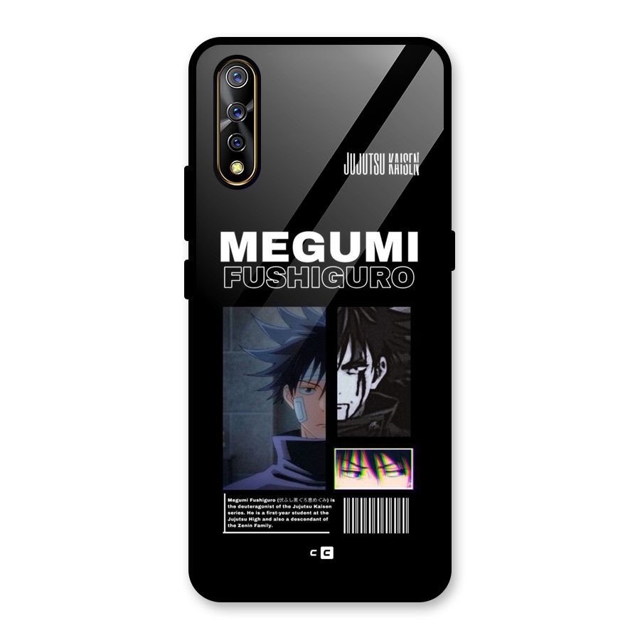 Megumi Fushiguro Glass Back Case for Vivo S1
