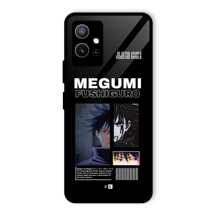 Megumi Fushiguro Glass Back Case for Vivo T1 5G