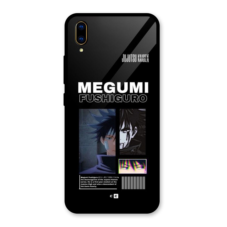 Megumi Fushiguro Glass Back Case for Vivo V11 Pro