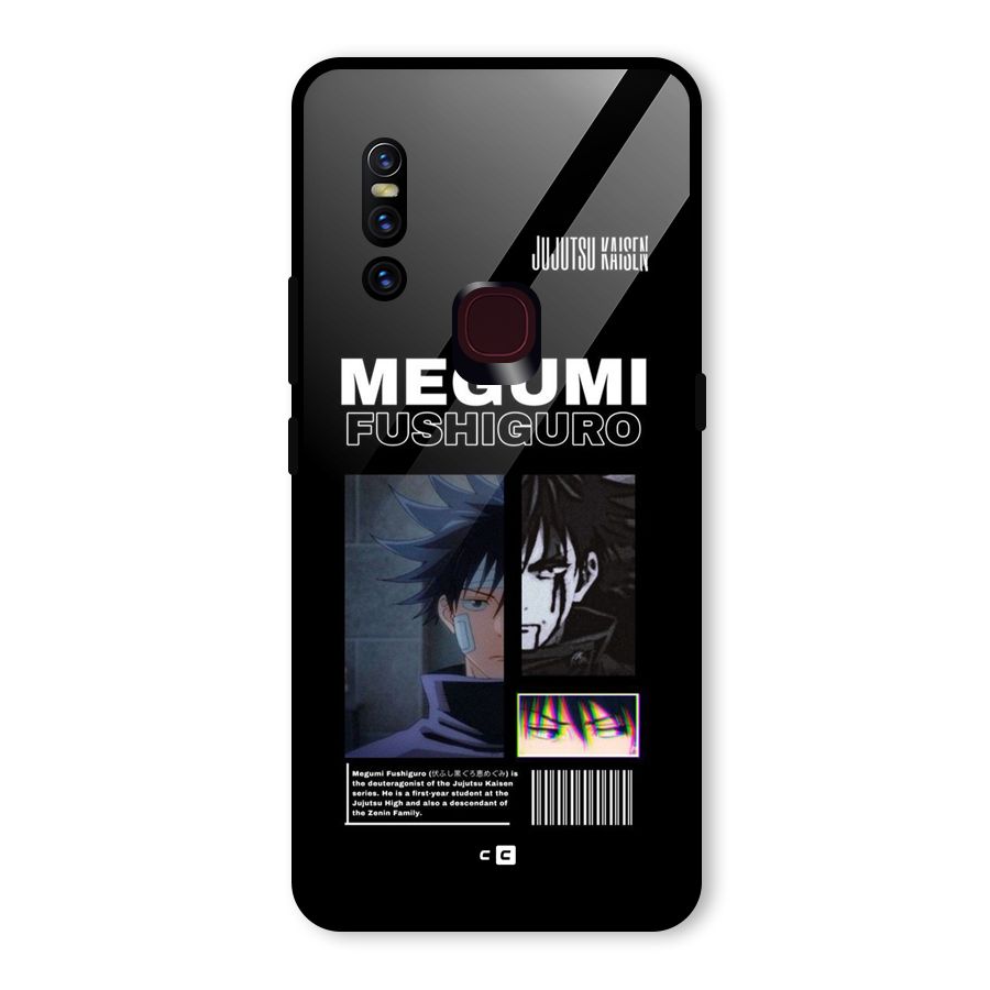 Megumi Fushiguro Glass Back Case for Vivo V15