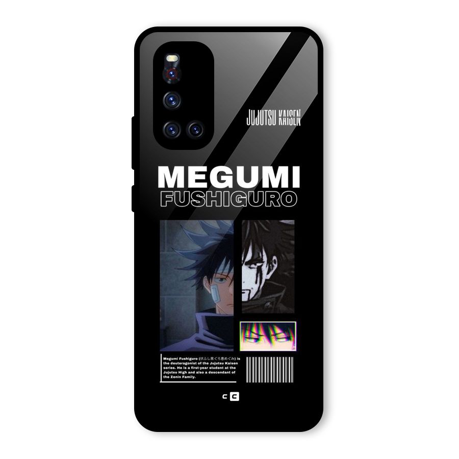 Megumi Fushiguro Glass Back Case for Vivo V19