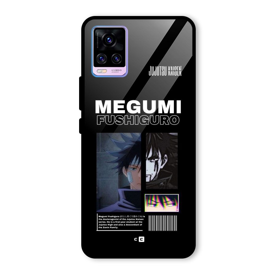 Megumi Fushiguro Glass Back Case for Vivo V20 Pro