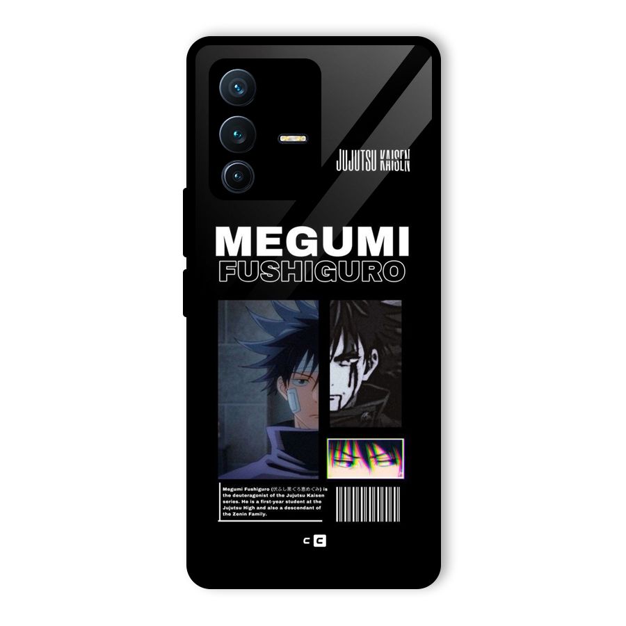 Megumi Fushiguro Glass Back Case for Vivo V23 Pro