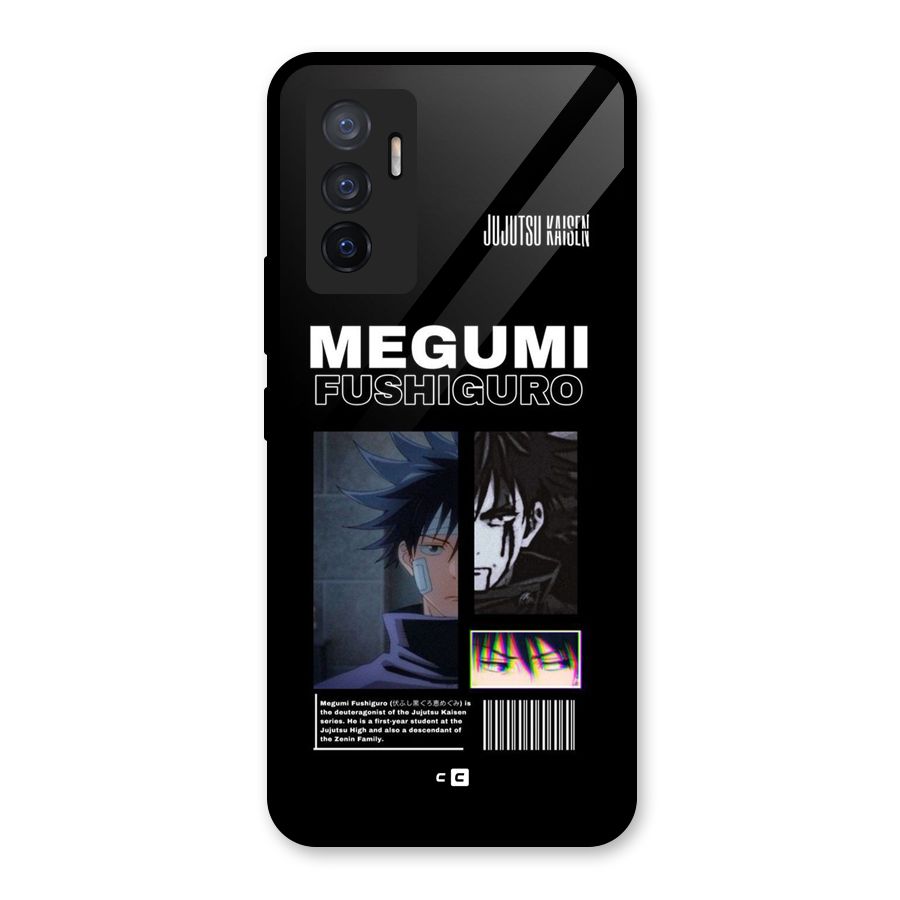 Megumi Fushiguro Glass Back Case for Vivo V23e