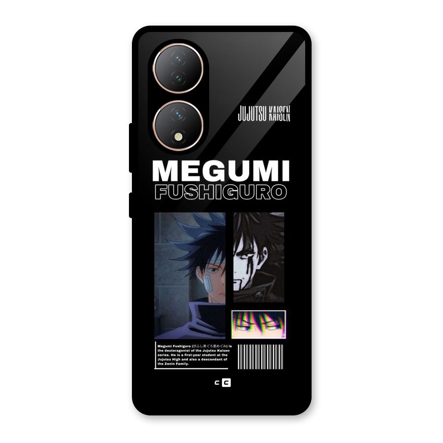 Megumi Fushiguro Glass Back Case for Vivo Y100