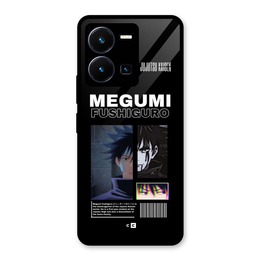 Megumi Fushiguro Glass Back Case for Vivo Y35