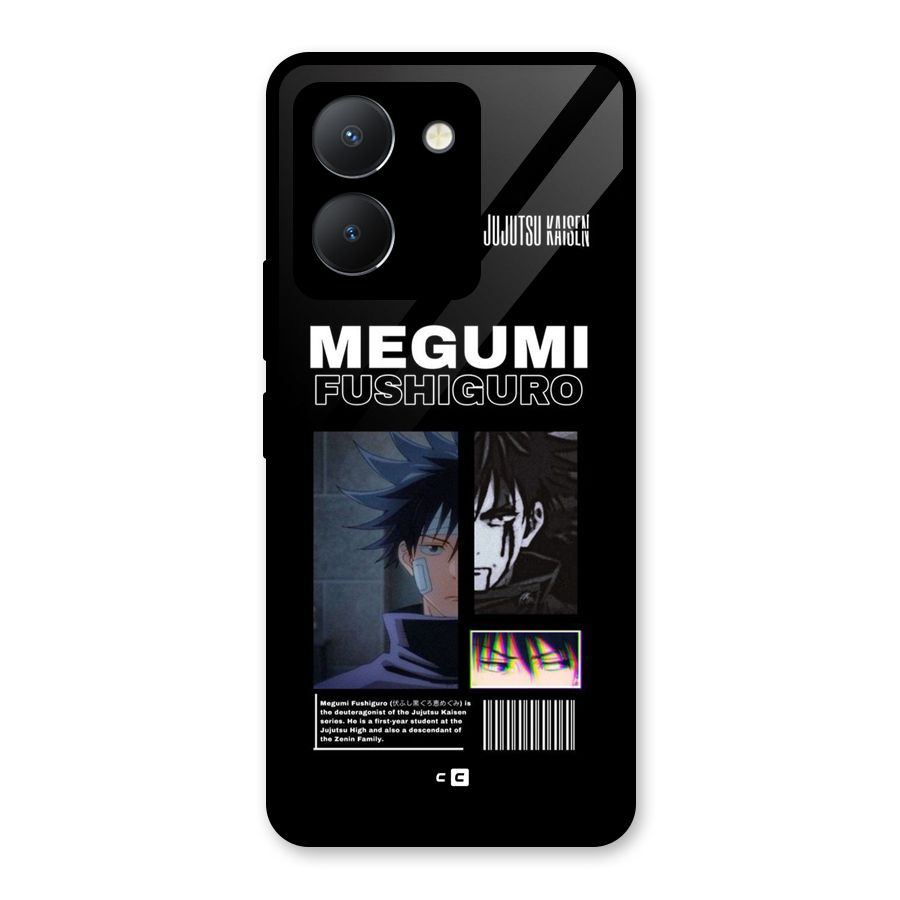 Megumi Fushiguro Glass Back Case for Vivo Y36