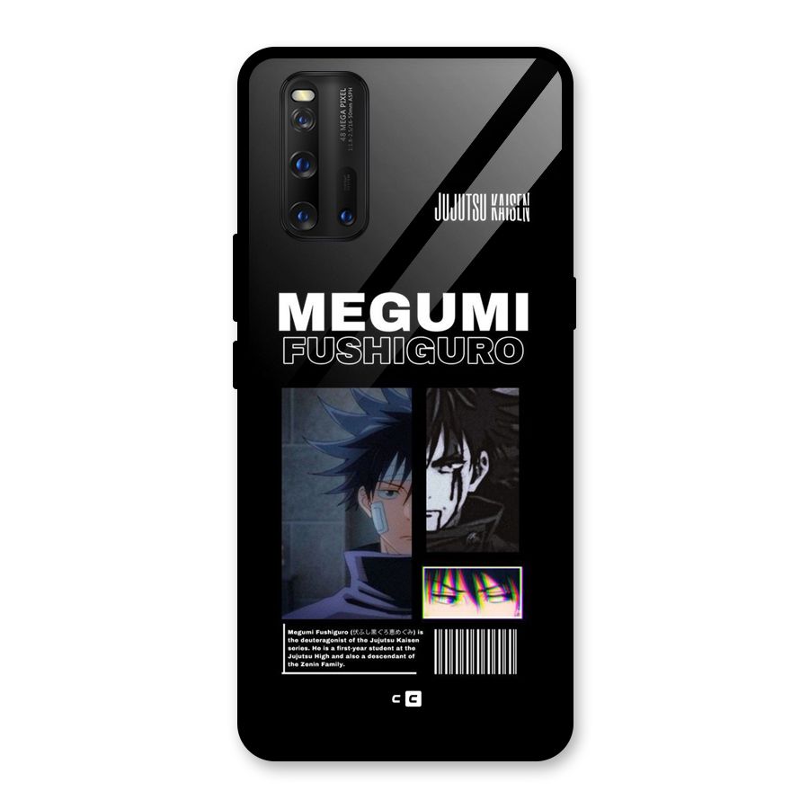 Megumi Fushiguro Glass Back Case for Vivo iQOO 3