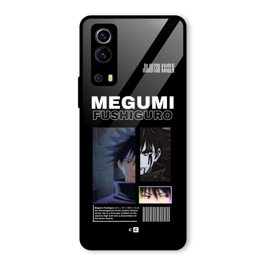 Megumi Fushiguro Glass Back Case for Vivo iQOO Z3