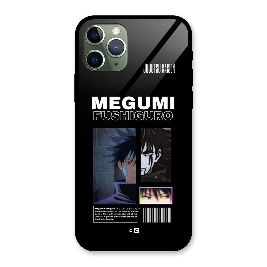 Megumi Fushiguro Glass Back Case for iPhone 11 Pro