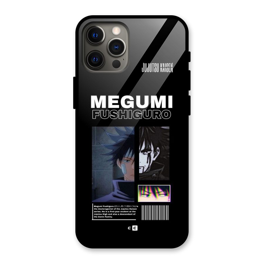 Megumi Fushiguro Glass Back Case for iPhone 12 Pro Max