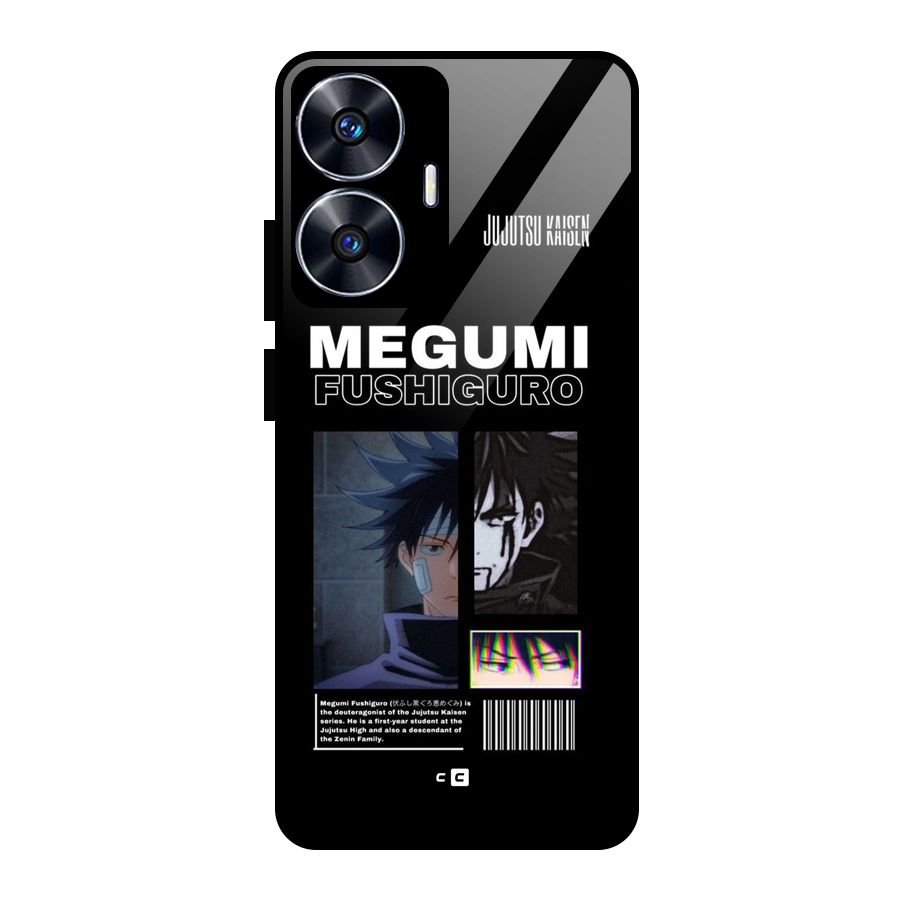 Megumi Fushiguro Glass Back Case for realme C55