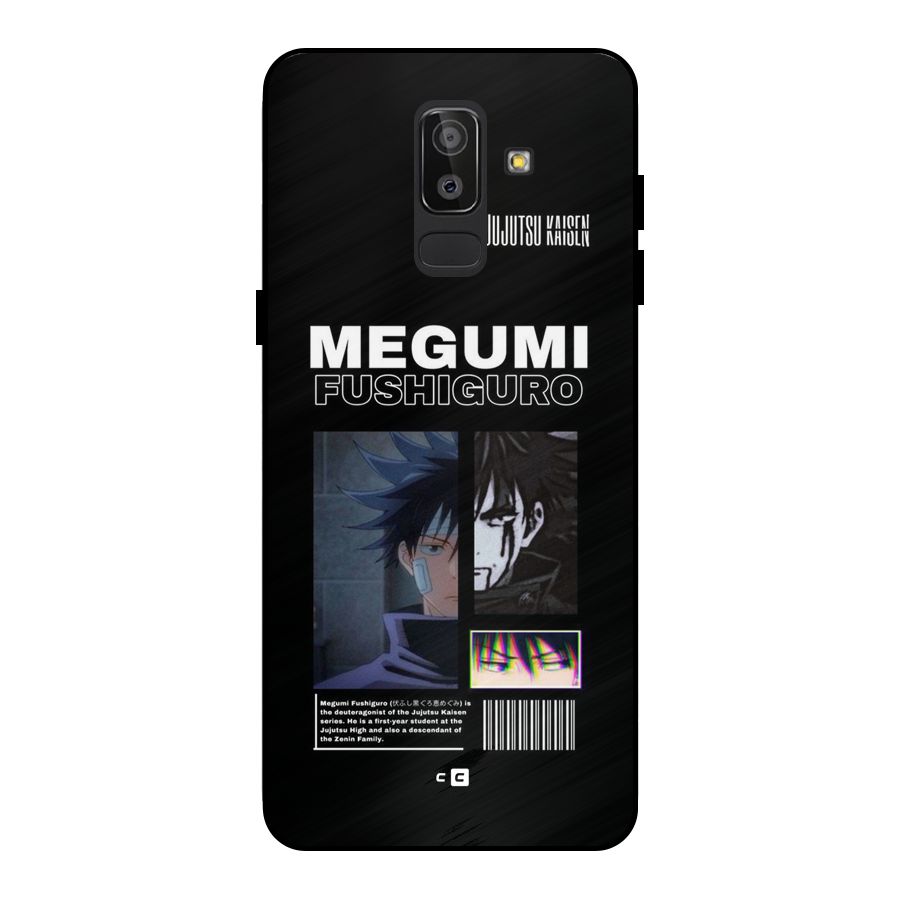 Megumi Fushiguro Metal Back Case for Galaxy J8
