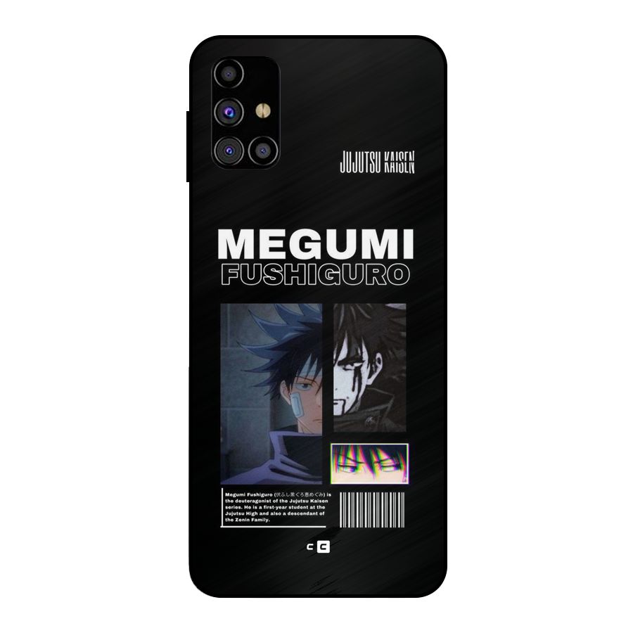 Megumi Fushiguro Metal Back Case for Galaxy M31s