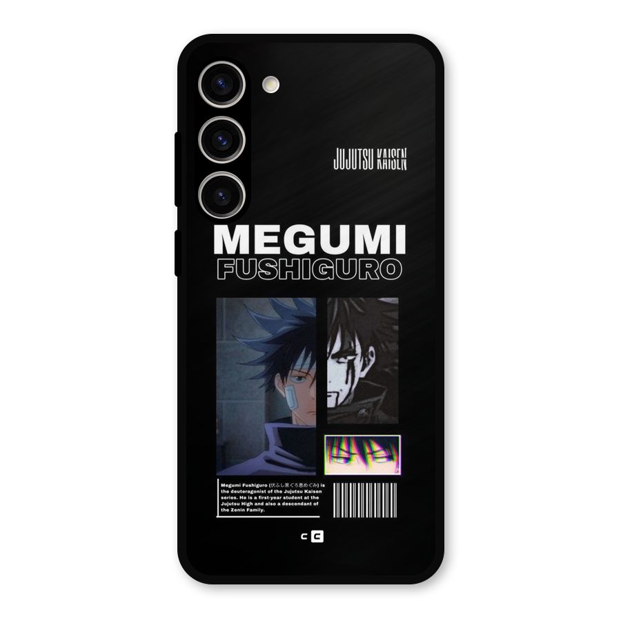Megumi Fushiguro Metal Back Case for Galaxy S23 Plus