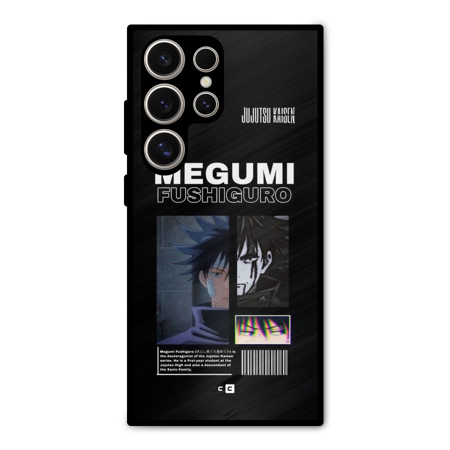 Megumi Fushiguro Metal Back Case for Galaxy S24 Ultra