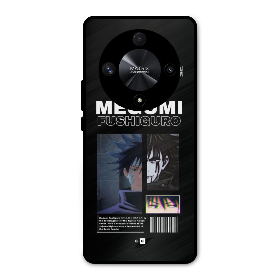 Megumi Fushiguro Metal Back Case for Honor X9b