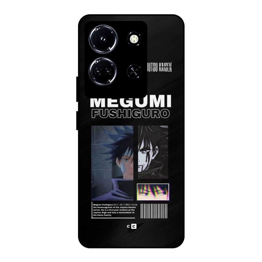 Megumi Fushiguro Metal Back Case for Infinix Note 30 5G
