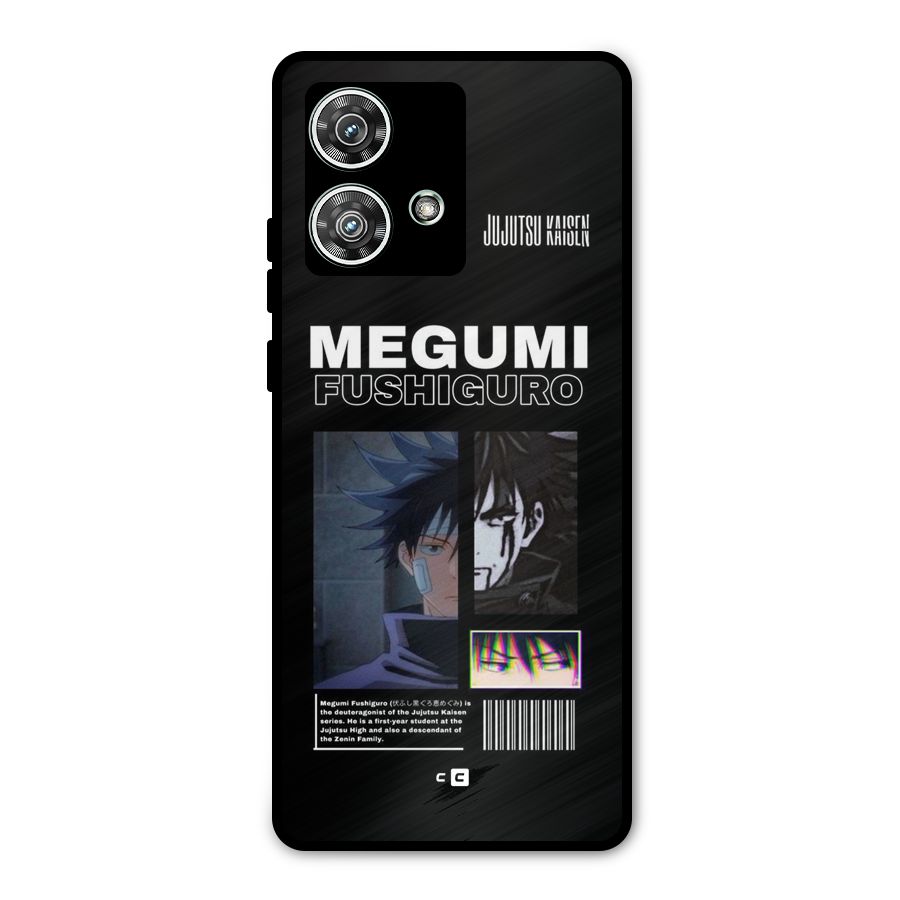 Megumi Fushiguro Metal Back Case for Motorola Edge 40 Neo