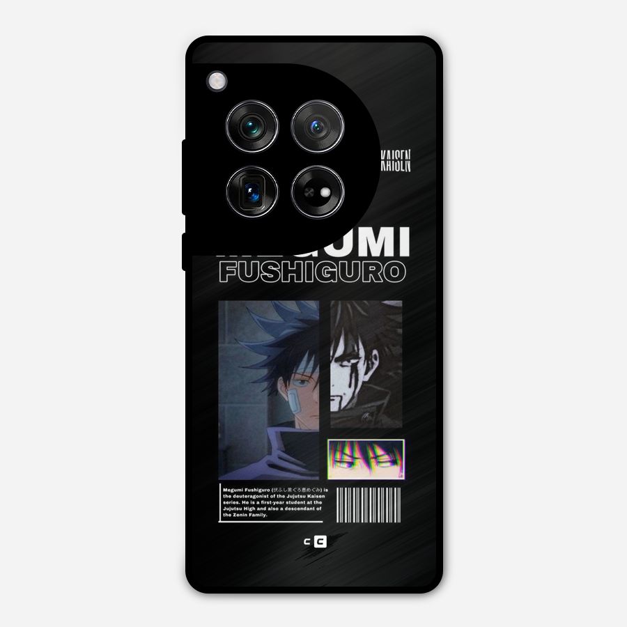Megumi Fushiguro Metal Back Case for OnePlus 12