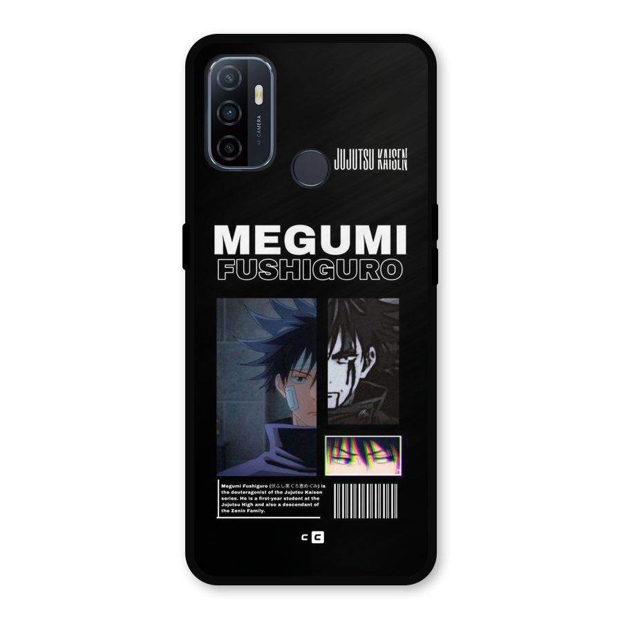 Megumi Fushiguro Metal Back Case for Oppo A53
