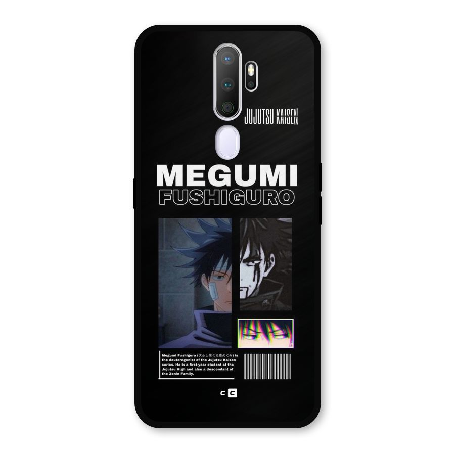 Megumi Fushiguro Metal Back Case for Oppo A5 (2020)