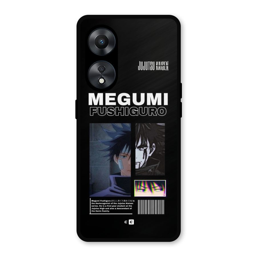 Megumi Fushiguro Metal Back Case for Oppo A78