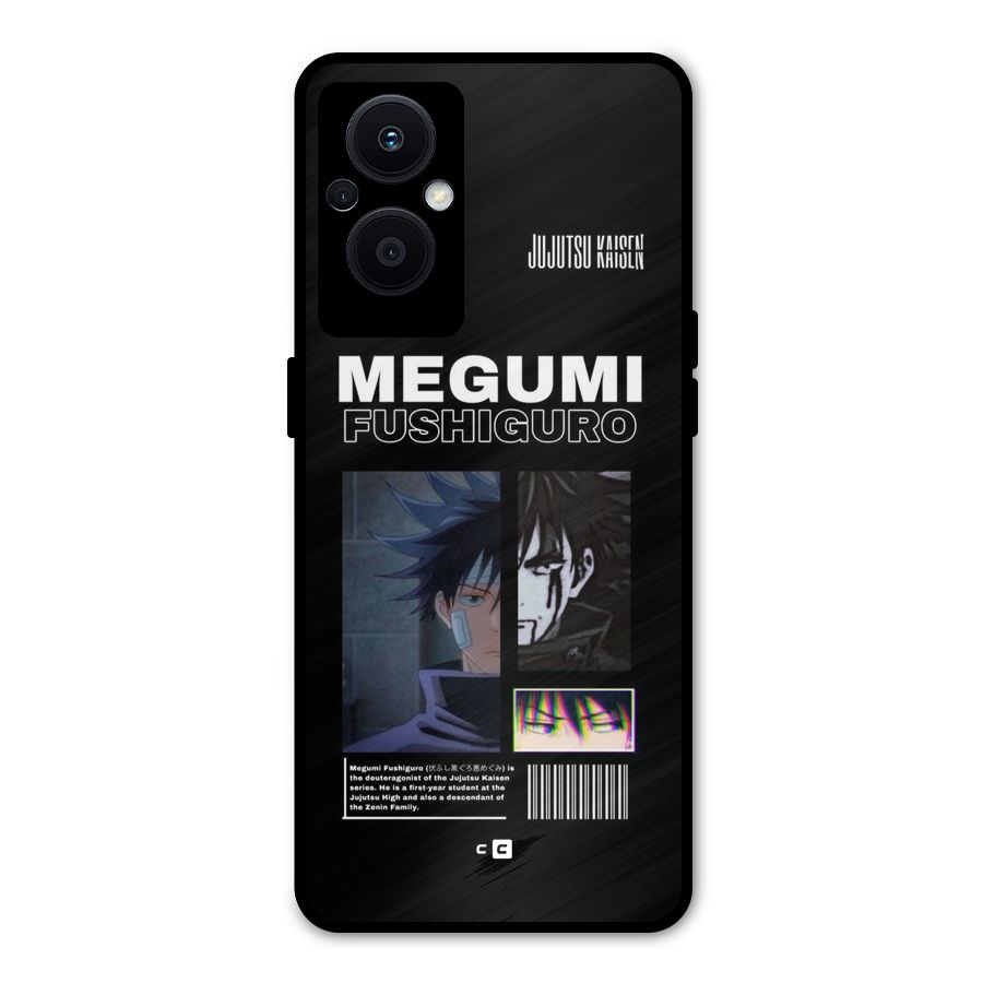 Megumi Fushiguro Metal Back Case for Oppo F21 Pro 5G