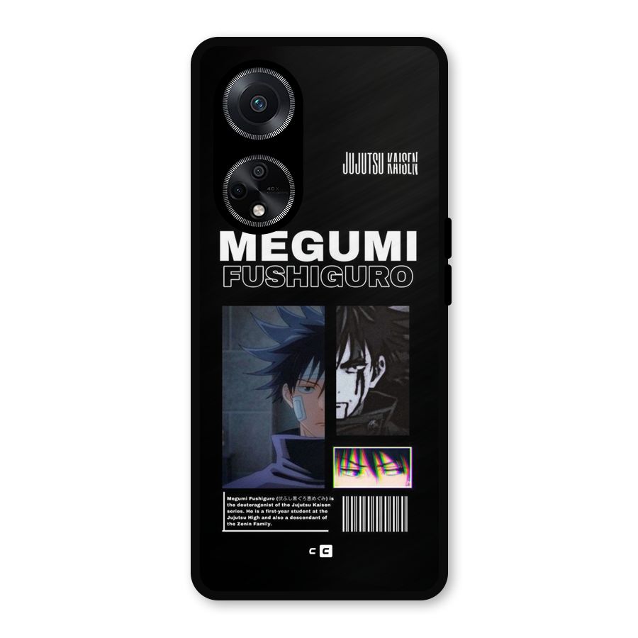 Megumi Fushiguro Metal Back Case for Oppo F23