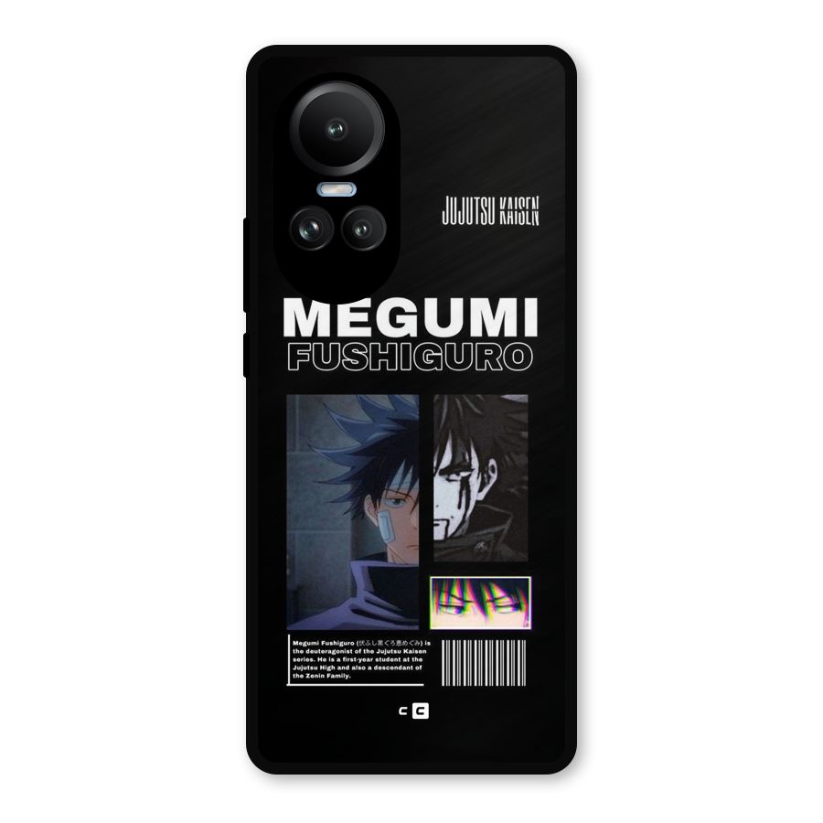 Megumi Fushiguro Metal Back Case for Oppo Reno10