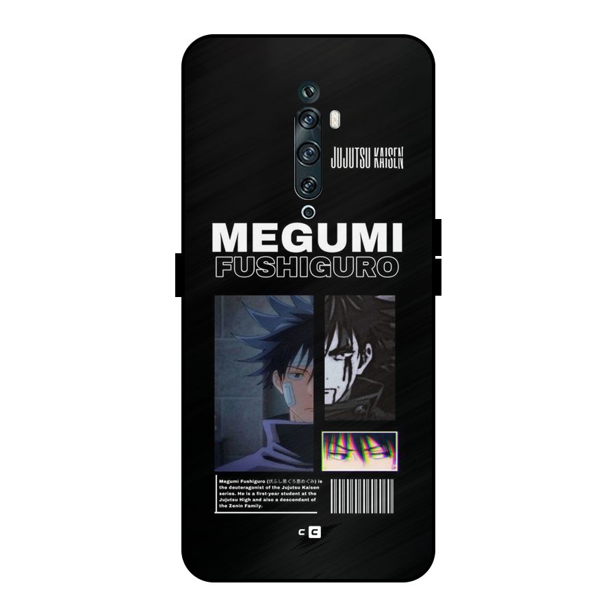 Megumi Fushiguro Metal Back Case for Oppo Reno2 Z