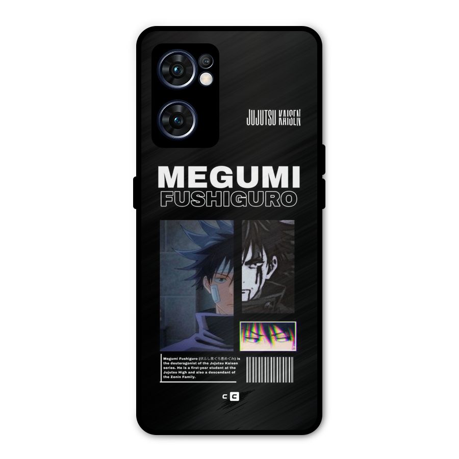 Megumi Fushiguro Metal Back Case for Oppo Reno7 5G