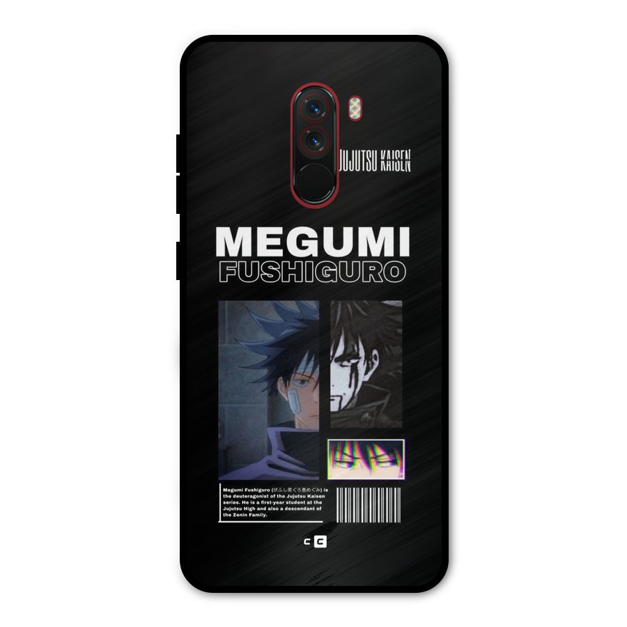 Megumi Fushiguro Metal Back Case for Poco F1