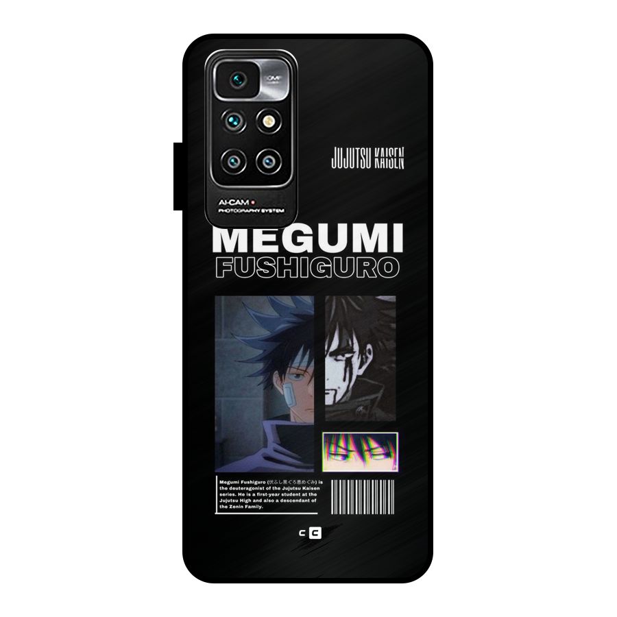 Megumi Fushiguro Metal Back Case for Redmi 10 Prime