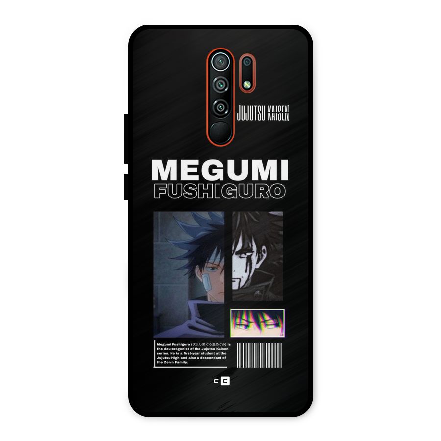 Megumi Fushiguro Metal Back Case for Redmi 9 Prime