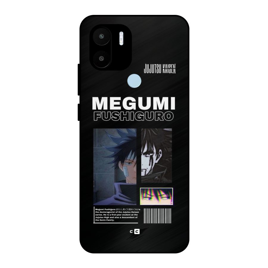 Megumi Fushiguro Metal Back Case for Redmi A1 Plus