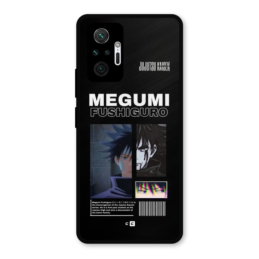 Megumi Fushiguro Metal Back Case for Redmi Note 10 Pro Max
