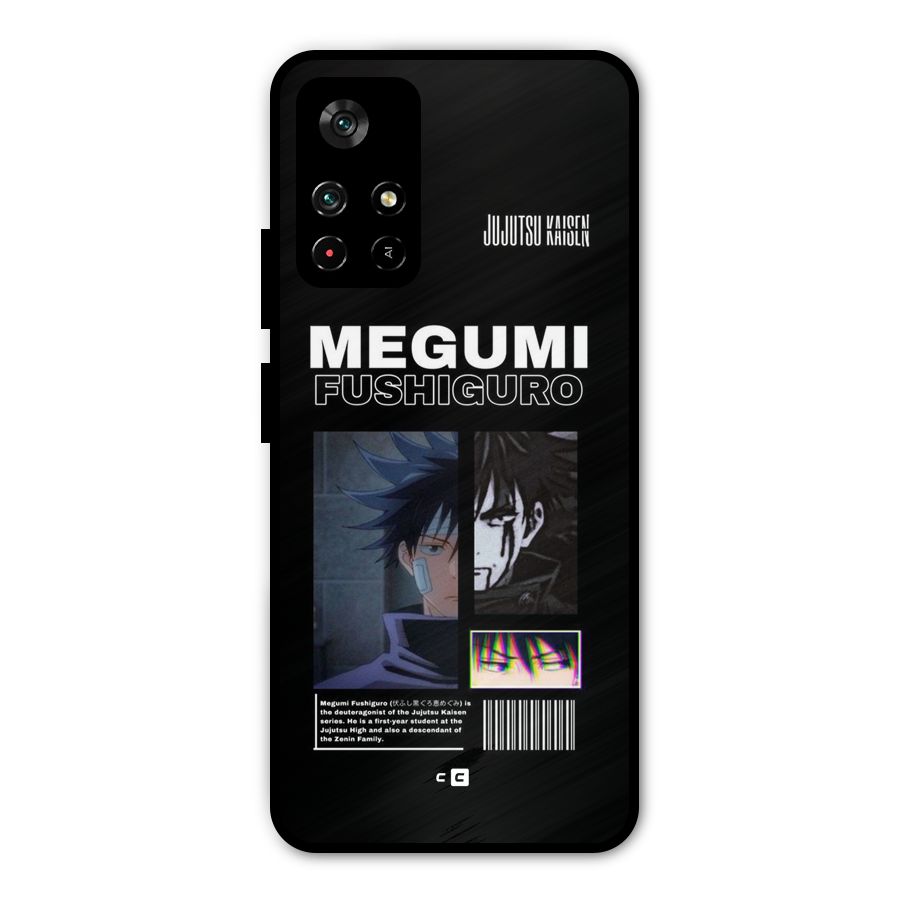 Megumi Fushiguro Metal Back Case for Redmi Note 11T 5G