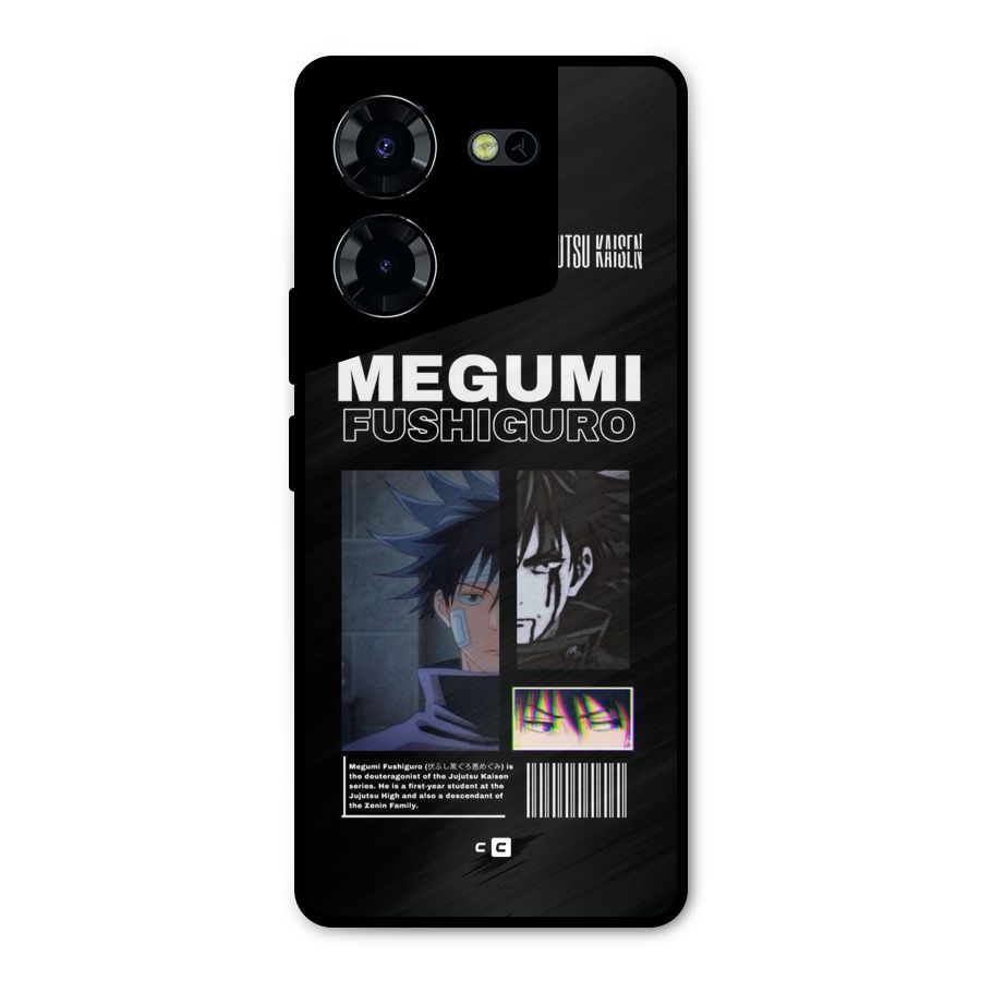 Megumi Fushiguro Metal Back Case for Tecno Pova 5 Pro 5G