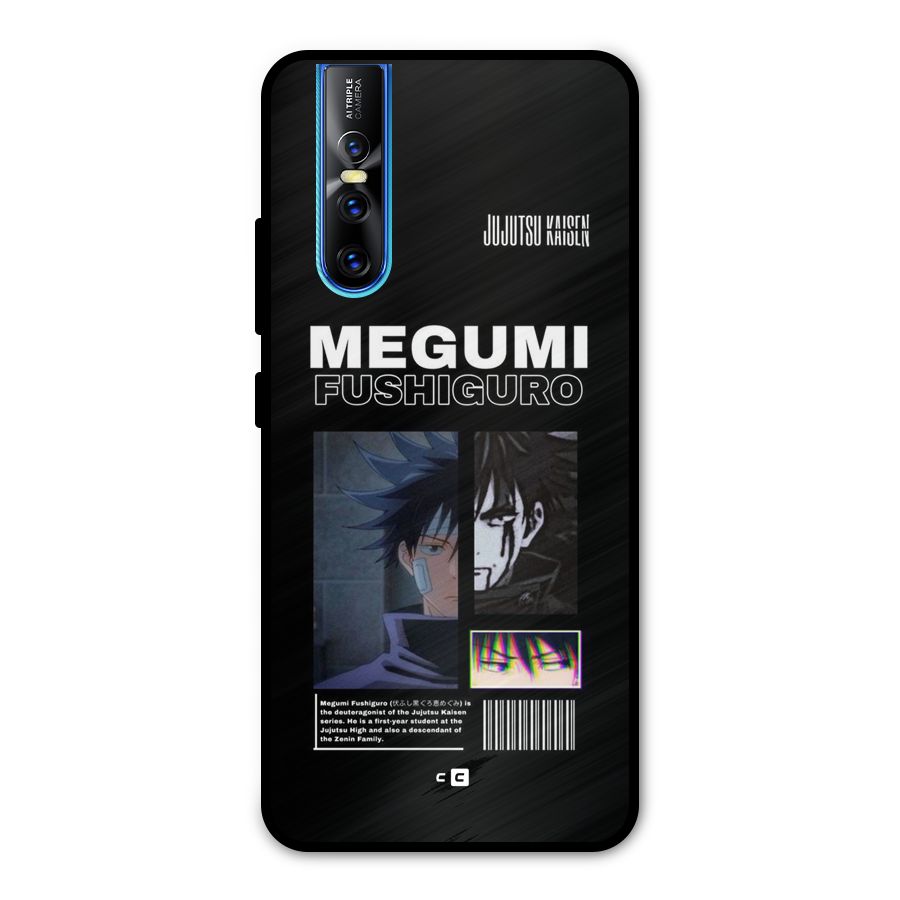 Megumi Fushiguro Metal Back Case for Vivo V15 Pro