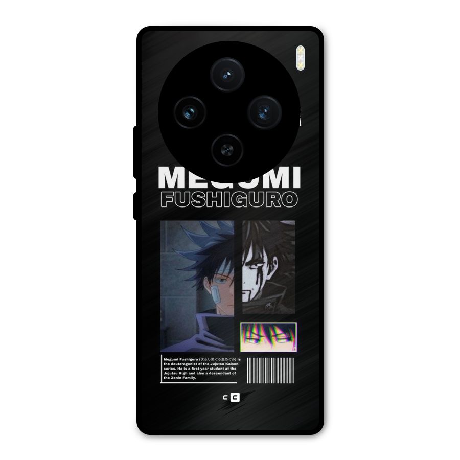 Megumi Fushiguro Metal Back Case for Vivo X100